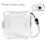 Crystal Clear Printer Protector Case with Strap for PAPERANG P1 Portable Instant Thermal Receipt Photo Printer (Clear)