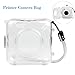 Crystal Clear Printer Protector Case with Strap for PAPERANG P1 Portable Instant Thermal Receipt Photo Printer (Clear)