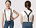 HOLD'EM Suspenders for Kids - 1 Inch Suspender Perfect for Tuxedo -Grey (26