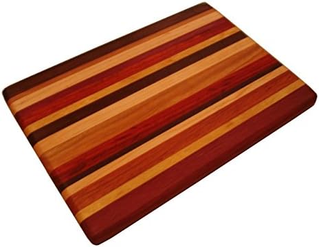 Lucky Stripes Collection Small Cutting Board - Random Hardwoods