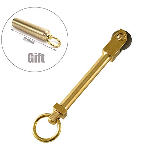 Kywa EDC Gear Spark Wheel Fire Starter Lighter Survival Outdoor Tool Kit Keychain,Gift/1x Waterproof Pill Container Holder Box