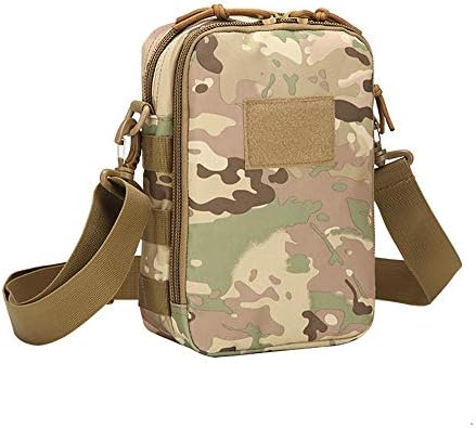LIUYUNE,Tactical Camouflage Bag Multi-function Men And Women Casual Small Messenger Bag Outdoor Sports Riding Running Shoulder Bag