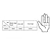 Womens Lace Fingerless Gloves PU Leather Cosplay Costume Party Black S-M Size