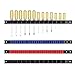 CASOMAN 4 pcs Screwdriver Organizer and Wrench Organizer, Hand Tool Holder, Plastic Rail Wrench Hanger with Clips primary