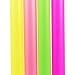 Smoothie Straws, Boba Straws, Jumbo Milkshake Straw, for Milk Shake, Large, Wide, Bubble Tea, Disposable, Thick, Big, Drinking, Extra Fat 0.5 Diameter, Plastic, Multicolor, 100 Pack, 10.5 Inch Long