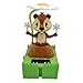 Flameer Solar Power Dancing Squirrel Weaving Hands Figure Statue Animal Model Figurine Kid Educational Toy Gift Home Decor