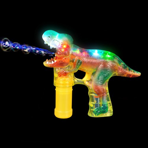 UPC 097138768568, T-REX Led Bubble Blower Gun, Sound Bubble Saurus Dinosaur Raucous Sounds