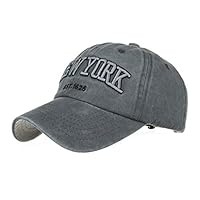 NISWDE New York Letter Baseball Caps Cotton Men and Women caps Adjustable Shade Hat Vintage Embroidery Sports caps