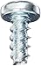 Small Parts 0203LPP Steel Thread Rolling Screw for Plastic, Zinc Plated, Pan Head, Phillips Drive, #2-28 Thread Size, 3/16
