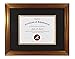 Golden State Art 11x14 Frame for 7x9 Diploma/Certificate, Dark Gold Color. Includes Black Over Gold Double Mat and Real Glass