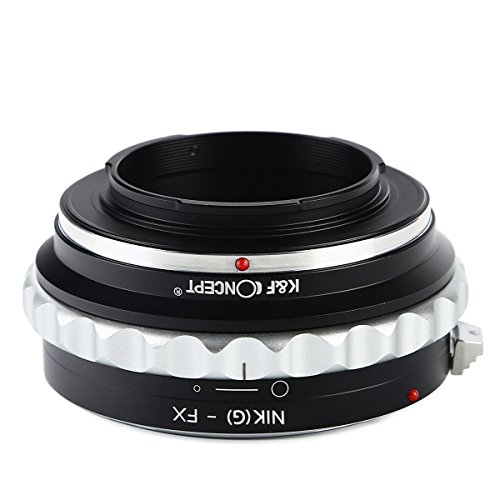 K&F CONCEPT Bague Adaptation Objectif pour Monter Objectif Nikon G vers boîtier Fujifilm Fuji FX X-Pro1 X-M1 X-A1 X-E1 en métal - Image 3