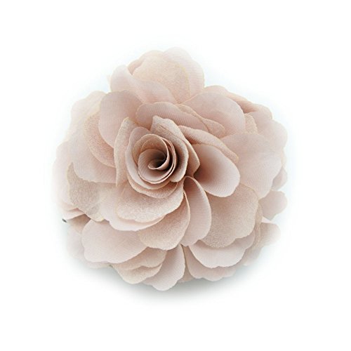 Meilliwish Flower Fabrics Hair Claw Clip (PalePink)(D06)