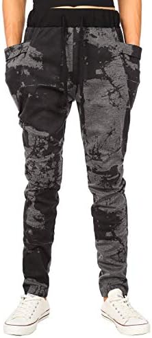 HEMOON Mens Mens Pants Casual Baggy Jogger Harem Sweatpants Pants Slacks Trousers