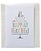 American Greetings Happily Hitched Wedding Card with Glitter