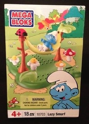 Megabloks Lazy Smurf Playset