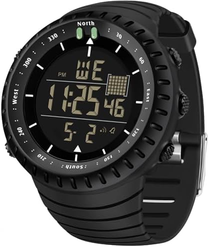 ManLinkei Men's Digital Sports Watch Military Waterproof Tactical