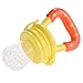 PChero Fresh Food Feeder Pacifier 2 Pack + 2pcs Pacifier Clips and 3pcs Free Food Grade Silicone Sucker, Infant Fruit Teething Toy - for Baby 3 Months and Up