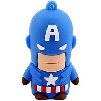 Captain America 16GB USB Flash Thumb Drive Storage Device