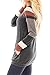 For G and PL Women Loose Longsleeve Striped Knitted Sweatshirt Tunic Tops Casual Color Blocked Cotton T Shirts Grey XL