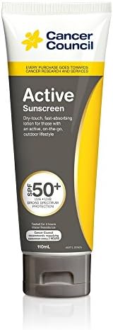 Cancer Council Australia Active Dry Touch Sunscreen SPF 50 110 ml.