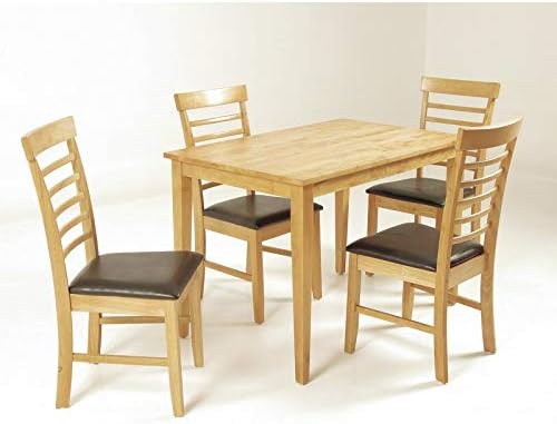 (Set Of 2) Contemporary Style Durable Solid Wood Upholstered Dining Chair (Light Oak)