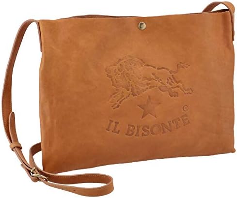 Amazon Il Bisonte イルビゾンテ バッグ メンズ カーフスキン ショルダーバッグ キャメル 590 Po 681 並行輸入品 Il Bisonte イルビゾンテ シューズ バッグ