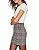 Haoduoyi Women's Soft High Waist Plaid A Line Zip up Bodycon Party Mini Skirt