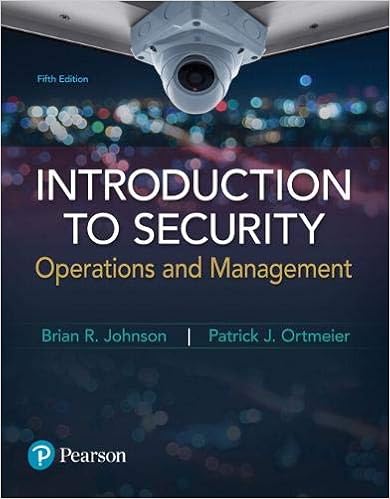 Introduction To Security Operations And Management Johnson Brian Ortmeier Patrick 9780134558929 Amazon Com Books