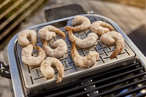 Weber Lumin Compact Tragbarer Kompakter Elektrogrill/Anbraten, Räuchern, Dämpfen, Kochen und Warmhalten, Bis zu 315 °C, Porzellanemaillierte Gusseisenroste, 43 x 32 cm, Schwarz 4