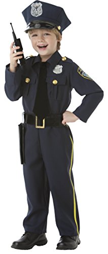 Police Officer - 5 Piece Boys Costume Set - Size Medium (8-10)
