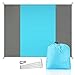 Beach blanket oversized waterproof sand proof free outdoor portable picnic for beach vacation best mat for camping travel rip stop nylon 4 corners weighty pockets 4 anchor loops extra large 79''-79''