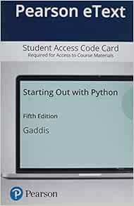 Starting Out with Python: 9780136851943: Computer Science Books ...