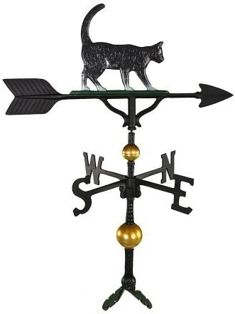 Montague Products 81 3 Cm Deluxe Girouette En Metal Avec Couleur En Forme De Chat Par Montague Produits En Metal Amazon Fr Cuisine Maison