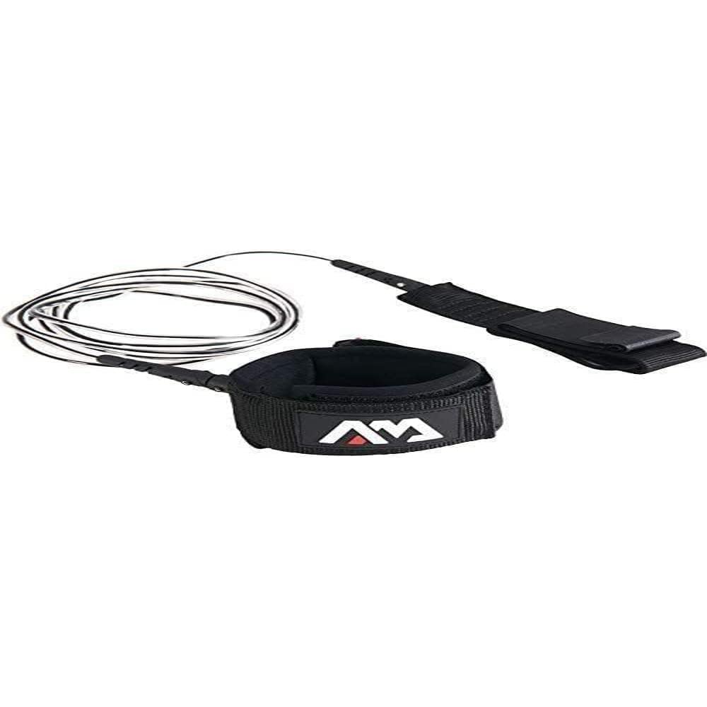 Aqua Marina Paddle Board Surf Leash, 274 cm Length x 6 mm Diameter, Black