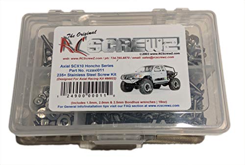 RC SCREWZ AXI011 SS Screw Kit AXI SCX10 Honcho
