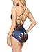Pehie Womens One Piece High Neck Padded Bikini Monokini Back Lace Up Halter Swimsuits