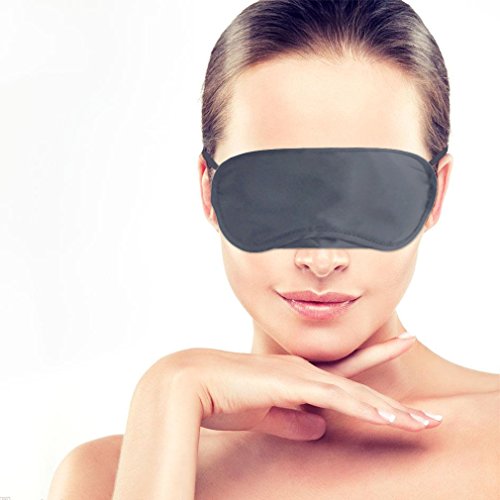 Amariver Eye Mask Shade Cover, 20 Pack Blindfold Travel Sleep Mask Night Sleeping Cover with Nose Pad, Light Guide Relax Cover Black - Thumbnail 3