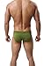 YuKaiChen Men's Briefs Seamless Underwear Low Rise Bikini Bulge Enhancing Army Green Large