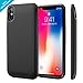 iPhone X Battery Case, 6000mAh Rechargeable Charging Case Supports Wired Headset/Bluetooth Earphone/Lightning Cable, Portable Charger Case for iPhone 10 (5.8 inch), SYNC Through Technology (Black)