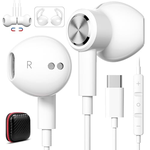 Jelanry USB-C Wired Earbuds with Mic