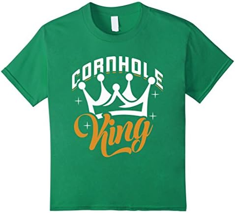 unisex-child Cornhole King T-Shirt 6 Kelly Green