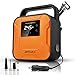 JETHAX Air Compressor Tire Inflator, 12V Portable Air Pump for Car Tires, Tire Pump with LED Light, Long Cable and Auto Shut Off Compatible with Car, Bicycle, Motorcycle, Balls, Inflatable Pool