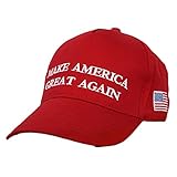 Dutch Brook Adult Adjustable Baseball Cap Trump Make America Great Again (Red)