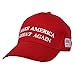 Dutch Brook Adult Adjustable Baseball Cap Trump Make America Great Again (Red)