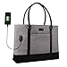 Laptop Bag for Women Professional Laptop Bag 15.6inch Large Laptop Bag Teacher Bag Work bag for Women(Gray)