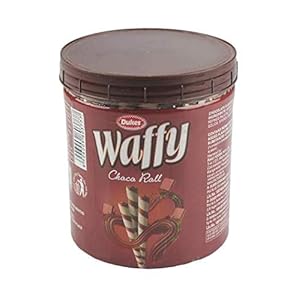 Dukes Waffy Chocolate flavoured Wafer roll Jar (250g)