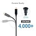 CableCreation 1FT*2 USB C to Micro B Cable,10Gbps Speed External Hard Drive Braided,USB 3.1 Type C to Micro B Work for iPhone 15/16,Seagate WD Westgate My Passport,MacBook Pro,iPad/Tablet,Black