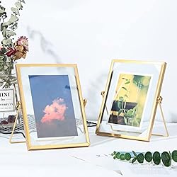 Bucherry 4 Pieces Picture Frame Metal Floating