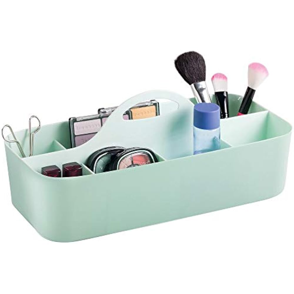 MDesign Cosmetic Organizer And Makeup Tote Caddy Large, Mint 841247108773 eBay