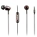 Inateck Premium Wood In-Ear Corded Earphone Earbud Headphone, with Mic and Remote for iPhone 7/7 Plus/6/6 Plus/6s, iPad, Samsung, iPod Touch, Mp3 Players, CD Players - Aries Space Gray